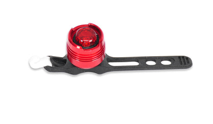 BLITZART Strap-On Micro LED Front & Rear Light Set (2 Pack: White & Red)