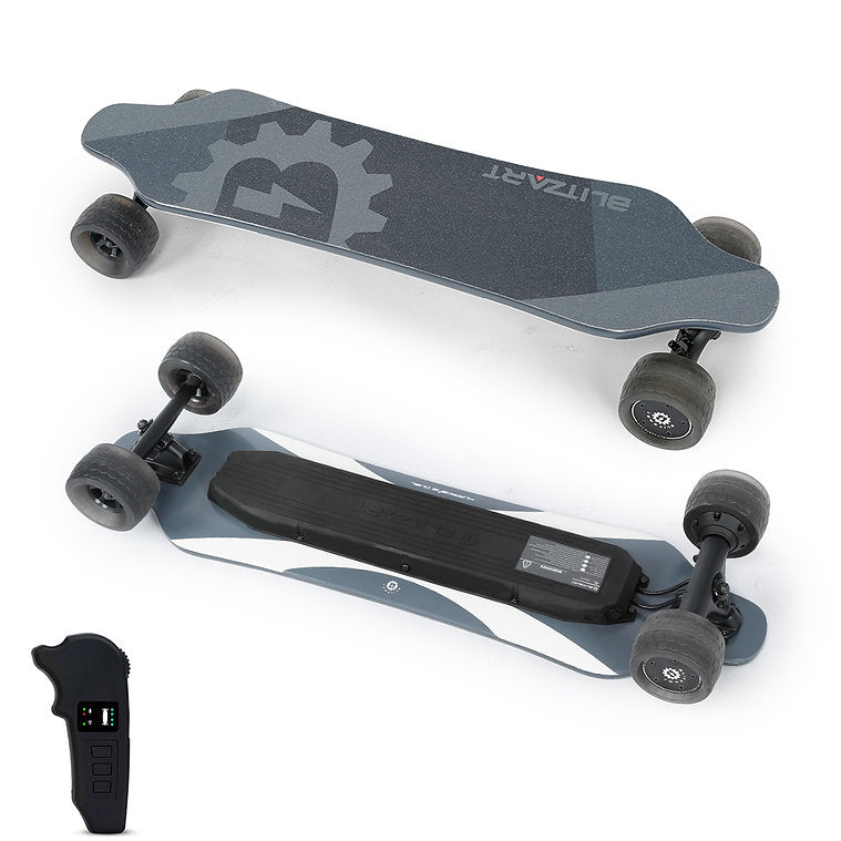 Blitzart GT Dual Electric Skateboard with 105mm Off-Road Wheels