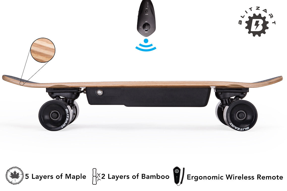 Mini Flash Electric Skateboard - Black