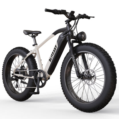 electric big tire bicycle Electric Bike 1100W Peak, E-Bike Certified to UL 2849, Aluminum Frame – Blitzart Inc