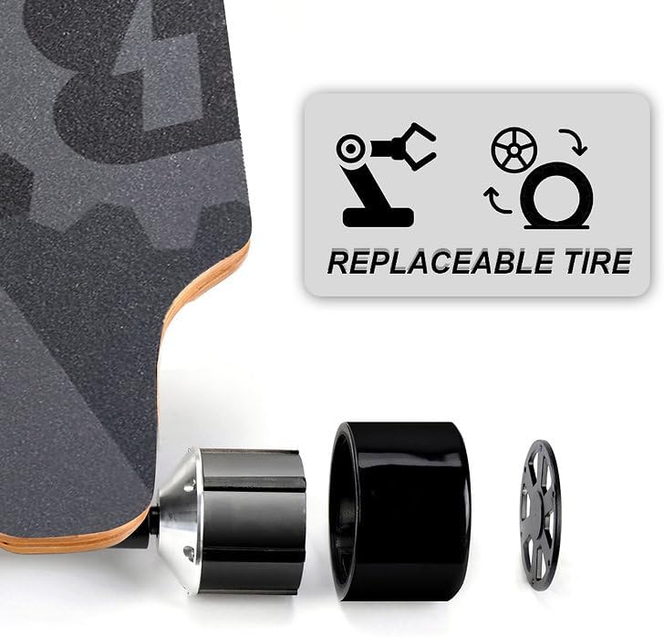 38" Hurricane Electric Longboard Electronic Skateboard