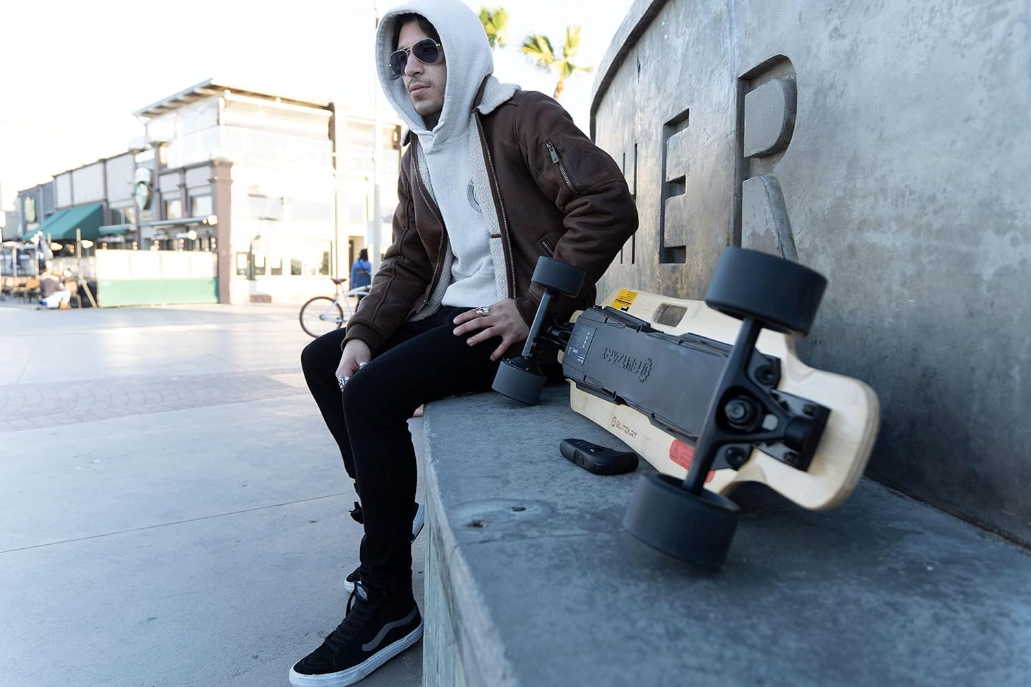 Blitzart Hurricane Electric Longboard - Thumbnail 3