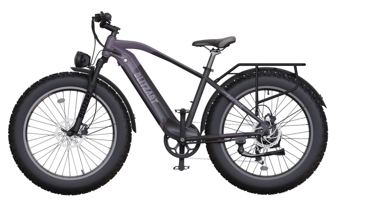 Electric Bike 1100W Peak, E-Bike Certified to UL 2849, Aluminum Frame Mountain Bike, 26 x 4” Fat Tire Hydraulic Disc Brakes